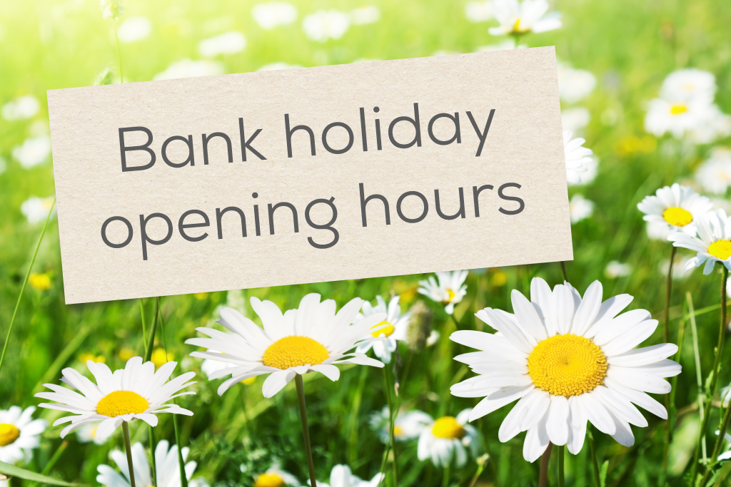 2019 August Bank Holiday Opening