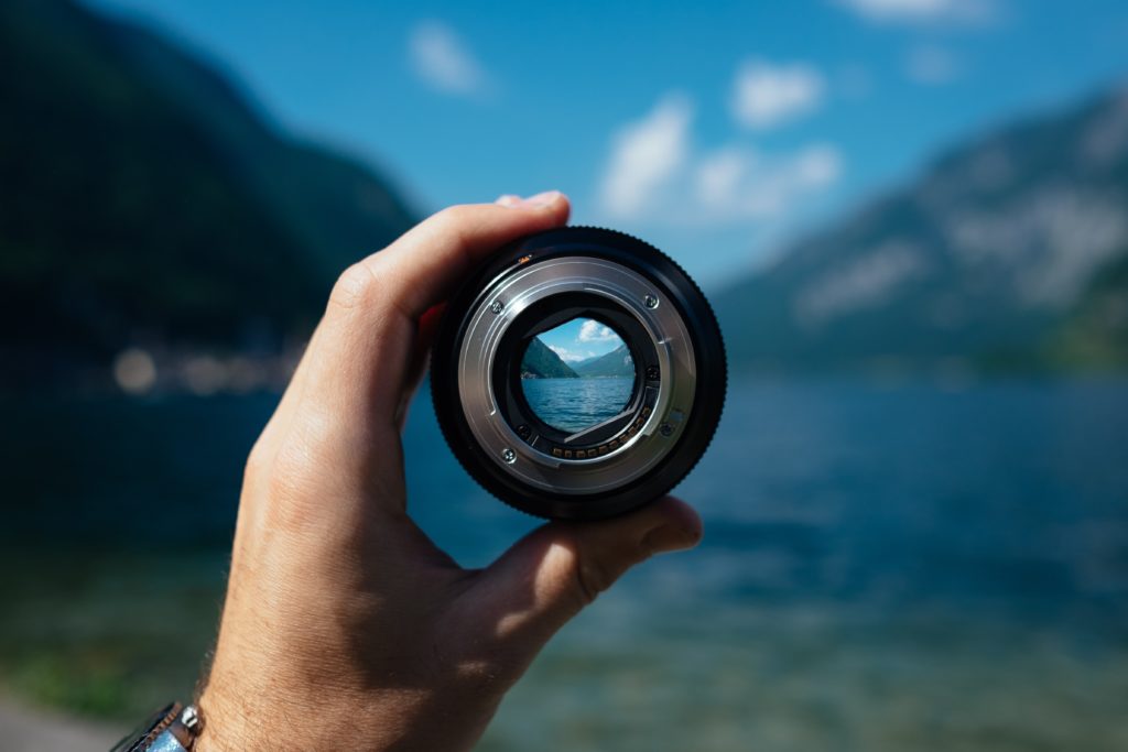 Camera lens focussing. Mindfulness increases the ability to focus.